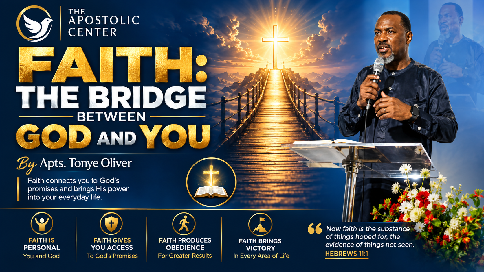 FAITH: THE BRIDGE BETWEEN GOD AND YOU By Apst. Tonye Oliver